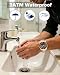 Imagen de CIVO Reloj Hombre Business Analógico: Reloj de Vestir Acero Inoxidable Oro Rosa con Fecha y Impermeable