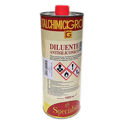 Diluente antisiliconico 1Lt elimina silicone cera vernici bricolage auto 72887