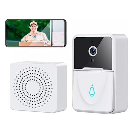 Campainha Com Câmera Wifi S Fio Inteligente Interfone De Áudio Pode Ver No Celular Resistente A Aguá FlySea