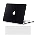 Produktbild AUSMIX Hülle für MacBook Pro 13 Zoll Gehäuse 2020 Abdeckung M1 A2338 A2251 A2289 A2159 A1989 A1706 A1708 Gehäuse, Premium Leder Hartschalenetui & Tastaturabdeckung für Mac Pro 13 Zoll,Schwarz
