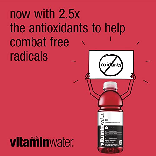 Vitaminwater Zero Xxx, Electrolyte Enhanced Water W/ Vitamins, Açai-Blueberry-Pomegranate Drinks, 16.9 Fl Oz (Pack Of 24) #TOP2