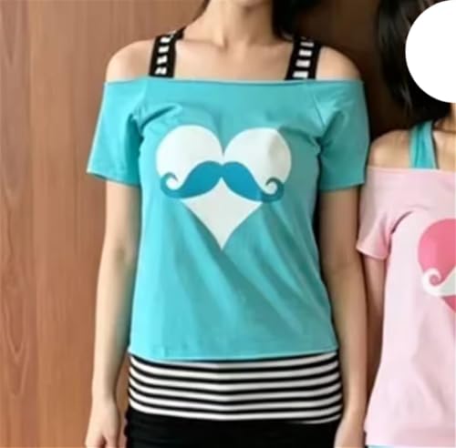 Image of Kawaii Cutecore Harajuku Y2k 2000s Tops Summer Preppy Aesthetic Alt Goth Emo Short Sleeve Graphic Tees