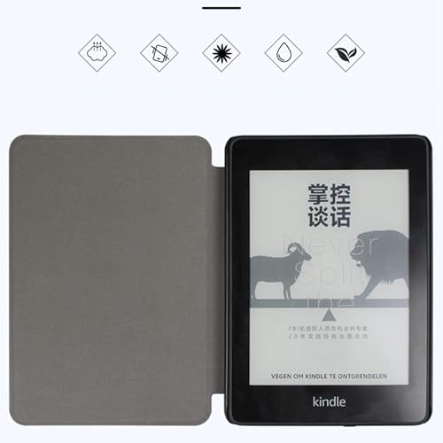 Capa Kindle 10a geração - Design Premium Ultra Leve Auto Hibernação Sensor Magnético Silicone Flexív