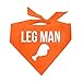 Leg Man Thanksgiving Dog Bandana (Orange, OS 274)