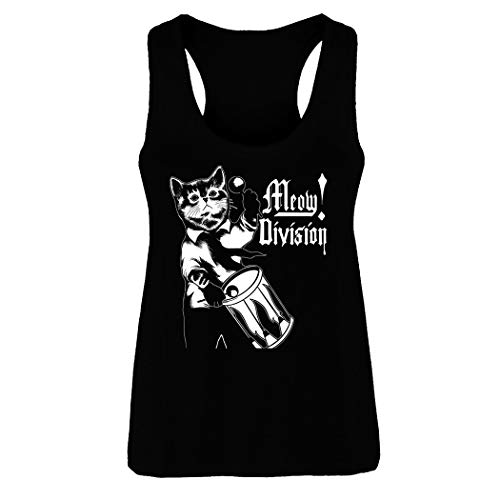 Preisvergleich Produktbild Gothicat Tank Top Meow Division - Cat Drummer