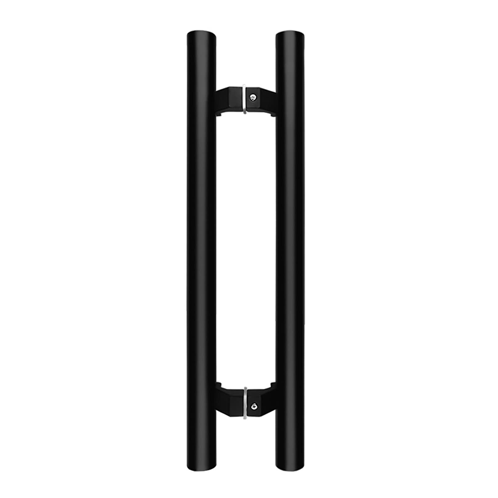 Wdsopk Black Door Pull Gate Hardware Stainless Steel Home Sliding Wooden Barn Door Handle/Commercial Office Glass Door Push-Pull Handle