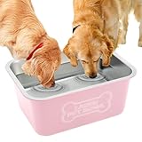 Picture of Bwogue 3 Gallons Extra Large Dog Water Bowl for Large Breed, Durable Stainless Steel Dog Bowl High Capacity Pet Water and Food Bowls for Dogs, 1 Pack