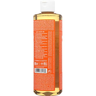 Dr. Bronner's Pure-Castile Liquid Soap with Tea Tree Scent with More than 18 Plus Uses (16-Ounces, 475 ml)