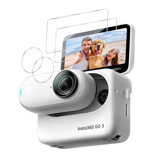 Image of Action Pro Screen Protector Camera Lens Compatible With Insta360 GO3 HD Camera(Set-2 /4Pieces)