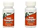 2 Bottles of NOW Foods IRON COMPLEX 100 Tabs