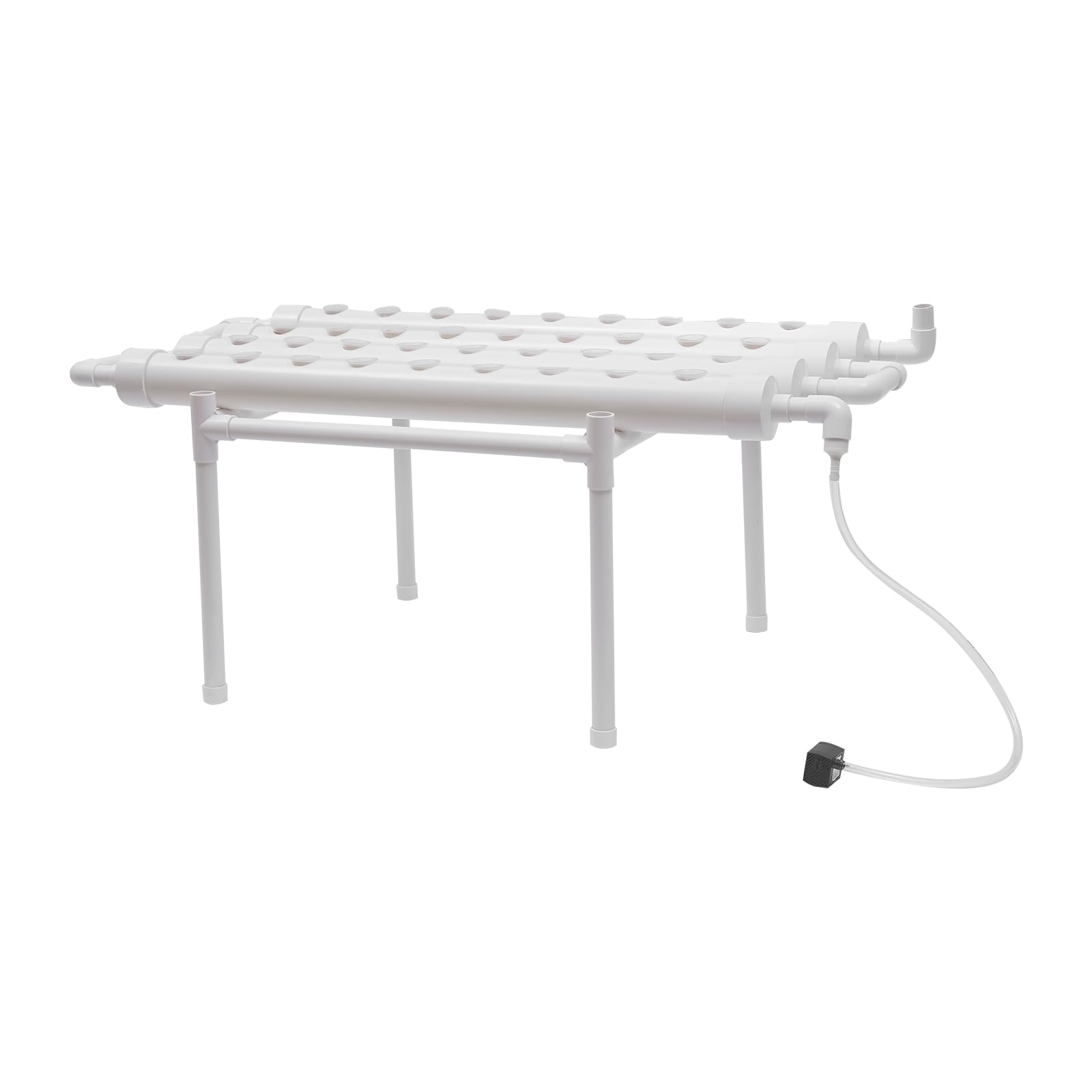 Hidropónico de 36 Agujeros, Kit de Cultivo hidropónico con Tubo hidropónico de PVC para Cultivo de Plantas sin Tierra
