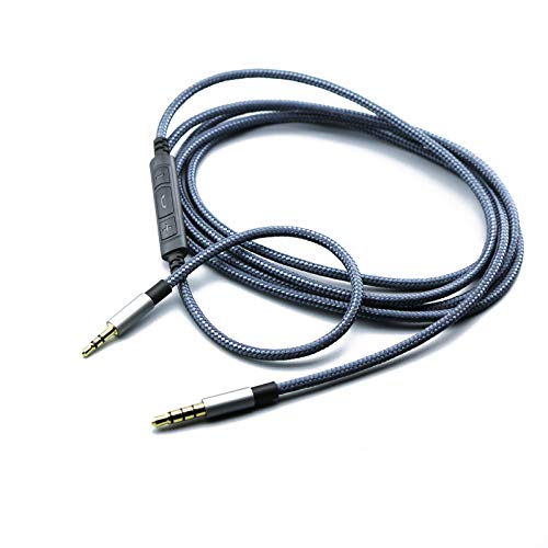 Câble Audio 3,5 Mm Vers 2,5 Mm Pour Casques JBL, Bose - Avec Micro Et Contrôle Volume Pour IPhone, IPad - 6