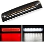 BORDAN For Dodge Ram Third Brake Light Stop Lamp Compatible For 2009-2019 RAM 1500 2010-2018 RAM 2500 3500 4500 5500 White & Red LED Brake Tail Light Assembly Smoke Lens