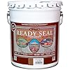 Ready Seal Exterior Wood Stain | Semi-Transparent Oil-Based Formula | Professional Grade Stain and Sealer in One | Ideal for Decks, Fences, Pergolas, Wood Siding & More | 5 Gallon | Dark Walnut
