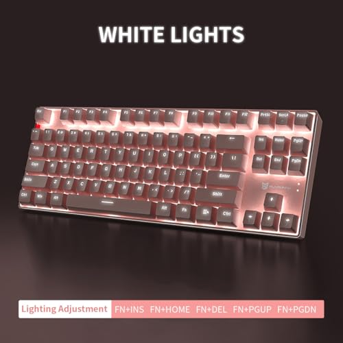 Teclado Mecánico Qisan Wireless 80% USB-C miniatura 4