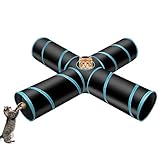 Tieni i tuoi animali domestici attivi: il tubo di carta crackle include giocattoli interattivi extra a forma di gatto (Pull Line Vibrate Little Fat Rat) per il divertimento più interattivo. Il tuo gattino adorerà giocarci tutto il giorno o dormirci dentro per mantenerli attivi e in salute ogni giorno.
