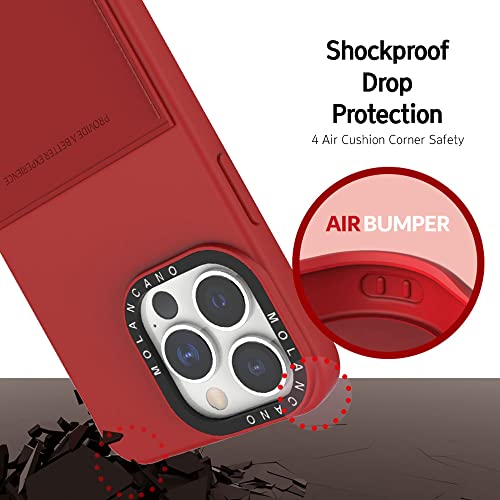 Molan Cano Iphone 13 Pro Max Case, Wallet Case, Pu Leather Card Pocket Phone Case, Shockproof Protective Phone Cases Cover For Iphone 13 Pro Max 2021. (Periwinkle) #TOP5