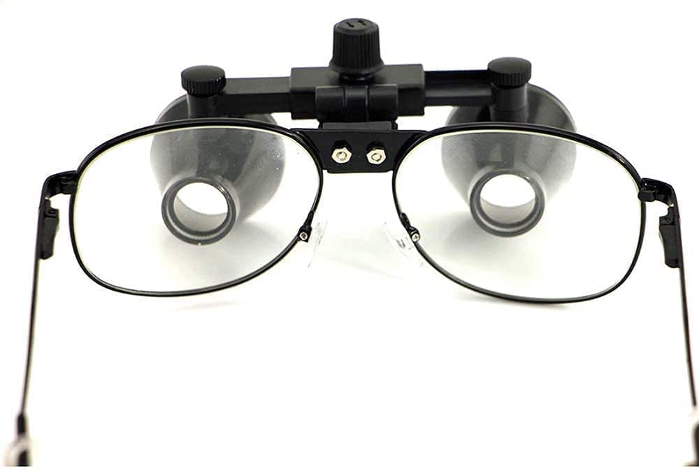Lupa Binocular Marco de Anteojos Quirúrgicos Médicos Cirugía Dental Vascular Negro
