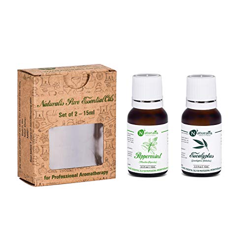 Naturalis Sinus Relief Therapeutic Grade Essential Oil Set 2 of Peppermint Essential...