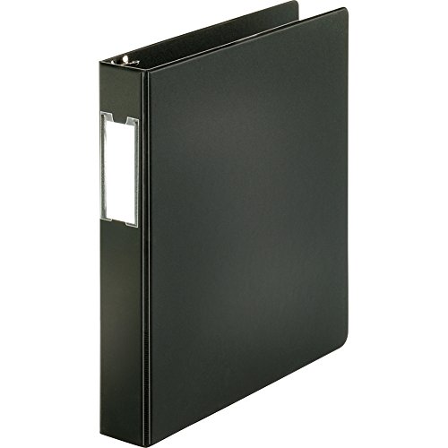 Business Source 1 1/2" Basic Round Ring Binder W/Label Holder #TOP4