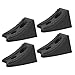 NDNCZDHC 4pcs Wheel Chocks Heavy Duty Triangular Tire Stopper Block Set Anti Slip Base for Car Trailer RV
