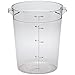 Cambro RFSCW8135 Camwear Round Storage Container 8 qt. clear - Case of 12