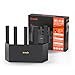 Produktbild Tenda RX12L Pro Wi-Fi 6 WLAN Router (AX3000 Dualband 2402Mbit/s 5 GHz, 574Mbit/s 2,4GHz) 5x6dBi Antennen, 4XGigabit-Port, 160MHz Bandbreite, Wi-Fi+, Kindersicherung, WPA3, Keine DSL-Funktion