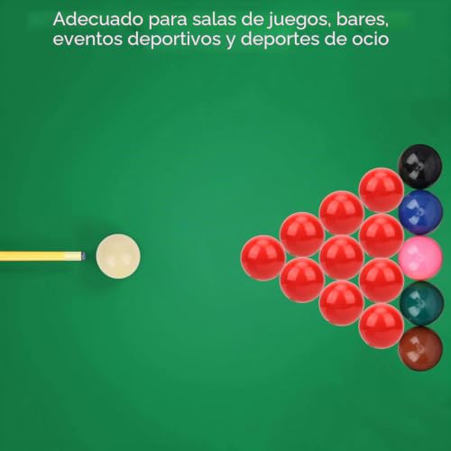 Bolas de billar de alta gama hechas de resina con 22 piezas de 52.2mm para mesa 2