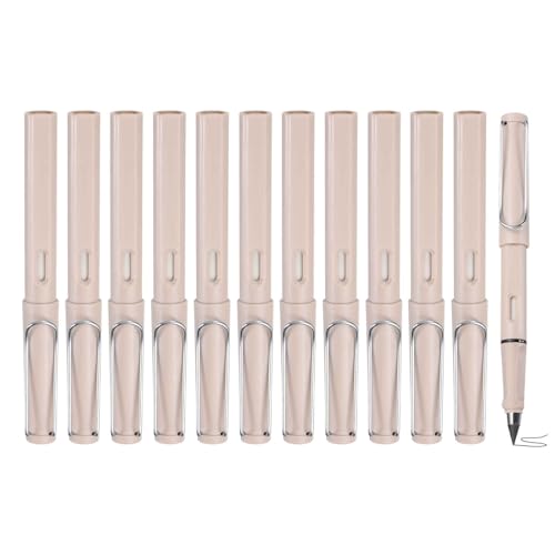 MECCANIXITY 12 lápices sin tinta con borrador color rosa miniatura 1