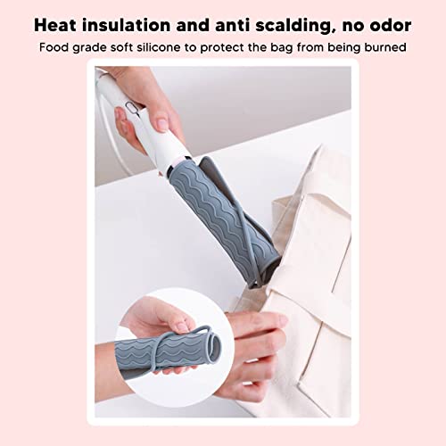 HERCHR 5 piezas tapete de silicona resistente al calor, tapete para herramientas de cabello miniatura 2