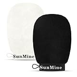 SunMine Exfoliating Gloves 2pcs Korean Exfoliating Mitts Glove Deep Body Scrub Dead Skin Remover Bath Massage for Men and Women
