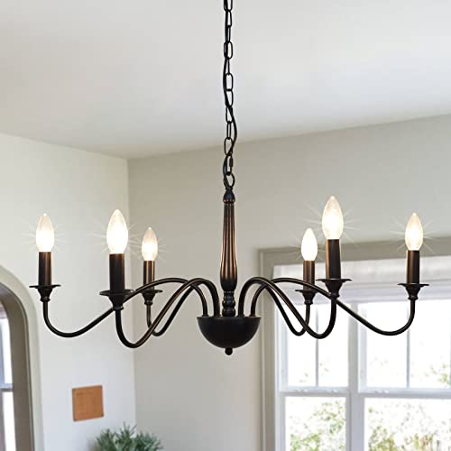 Rustic Chandeliers Farmhouse 6Light French Country Pendant Lighting