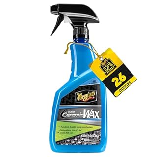 Meguiar's Hybrid Ceramic Wax, Easy-to-Use Spray Wax for Car Detailing with the Superior Protective Power of Advanced SiO2 Hybrid Barrier Technology, 26 Oz Spray Bottle