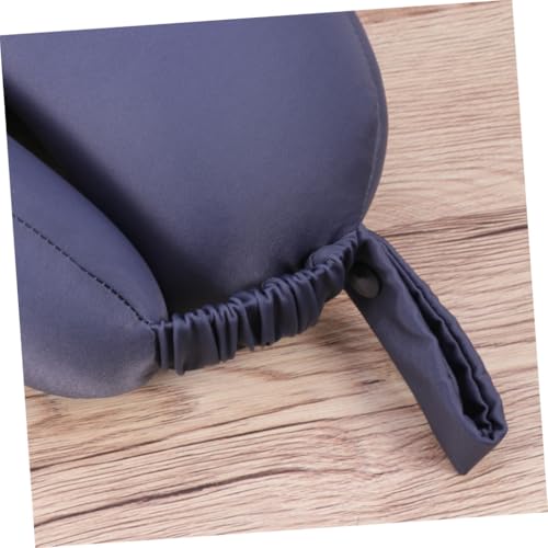 Almohada de Viaje con Soporte en Forma de U Mediana Gris miniatura 4