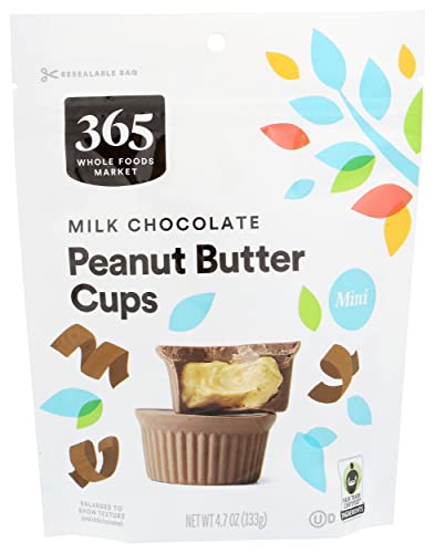 365 By Whole Foods Market, Cups Chocolate Milk Peanut Butter Mini, 4.7 Ounce #TOP13