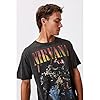 Amplified Nirvana Men's T-Shirt Collection Unplugged in New York, Dark Blue, XXL, Charcoal, XXL #2