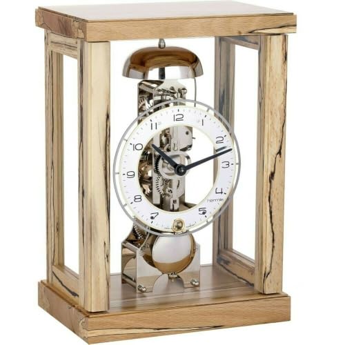 Reloj de Mesa Hermle 23056-T30791 de Madera de Haya Natural para Salón 2