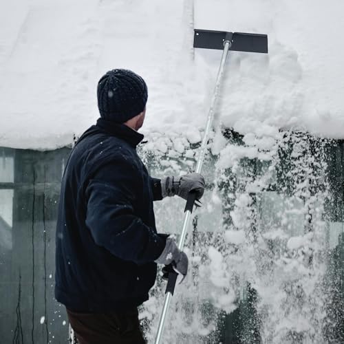 Aglaiprty Roof Snow Rakes - 2-16 FT Extendable, 15.7