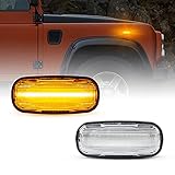 LED SEITENBLINKER passend für Land Rover Discovery 2 | Freelander 1 | Defender | KLARGLAS