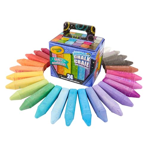 Craies scintillantes Crayola avec effet pailleté magique pour artistes en herbe