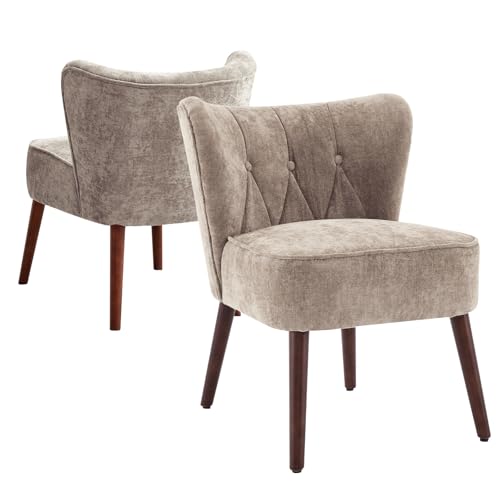 Sillón Tapizado Moderno De Mediados