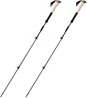Vista 1 de 2pcs/Set Trekking Poles Folding Hiking Stick Collapsible Telescopic Sticks