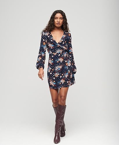 Robe courte portefeuille imprimée femme Superdry - vue 9