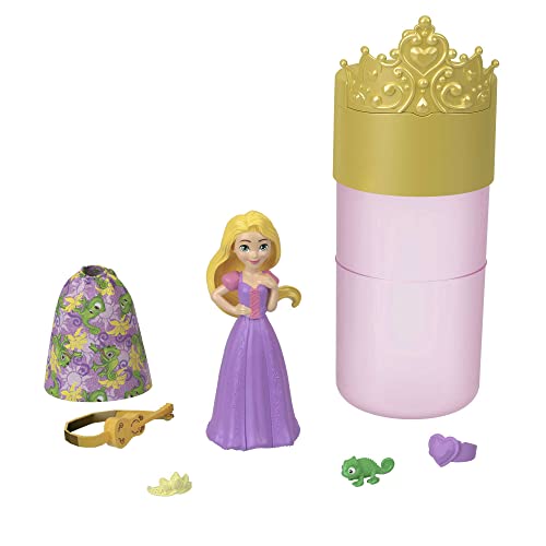 Mattel Princesses Disney Poupée Mystère Royauté Color Reveal, 6 Surprises à découvrir Dont Personnage ami et 4 Accessoires, à Collectionner, Jouet Enfant, Dès 3 Ans, HMB69 (Lot de 2)