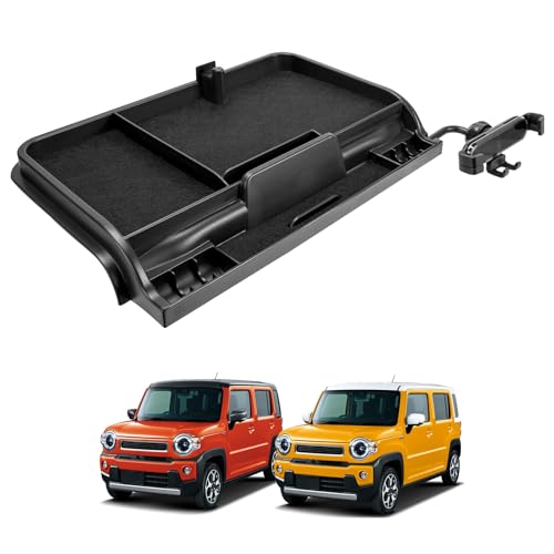 TELLIKA ハスラー MR02系 ダッシュボードトレイ MR52S / MR92S ダッシュボードトレイ スマホホルダー コインホルダー 収納ボックス 小物入れ ABS素材 車内収納 専用設計 ハスラー アクセサリー カスタム 内装パーツ
