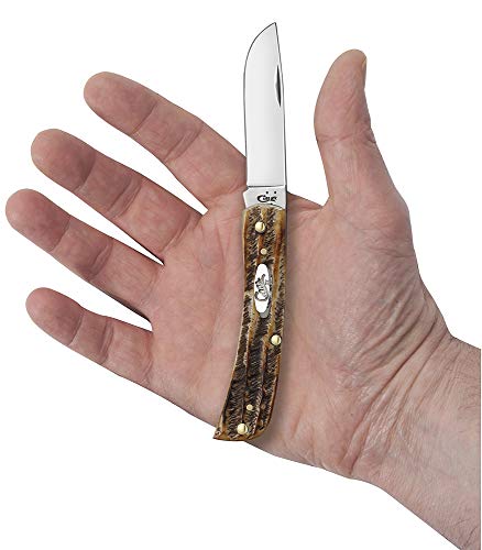 Case Xx Wr Pocket Knife 6.5 Bonestag Sod Buster Jr Item #65310 - (6.5137 Ss) - Length Closed: 3 5/8 Inches #TOP4