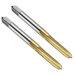 QUARKZMAN – QUARKZMAN 2 Stück HSS Gewindebohrer, M6 x 1,0 Metric Gewinde