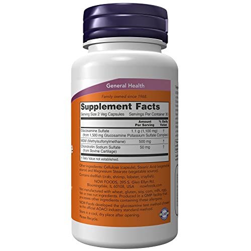 NOW Supplements, Glucosamine & MSM Plus Chondroitin Sulfate, Join