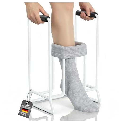 Compression Socks Dressing Aid for Seniors - Compression Socks Aid - Elderly Men and Women (White)