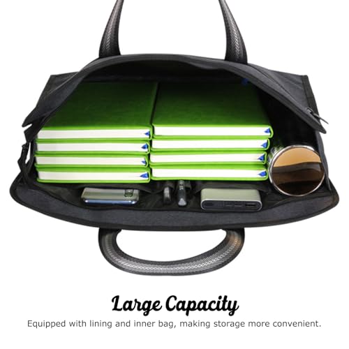 fengyi Large Capacity Business Briefcase, A4 Office Handbag, Oxford Cloth Conference Bag, Multi-layer Storage for Laptop3